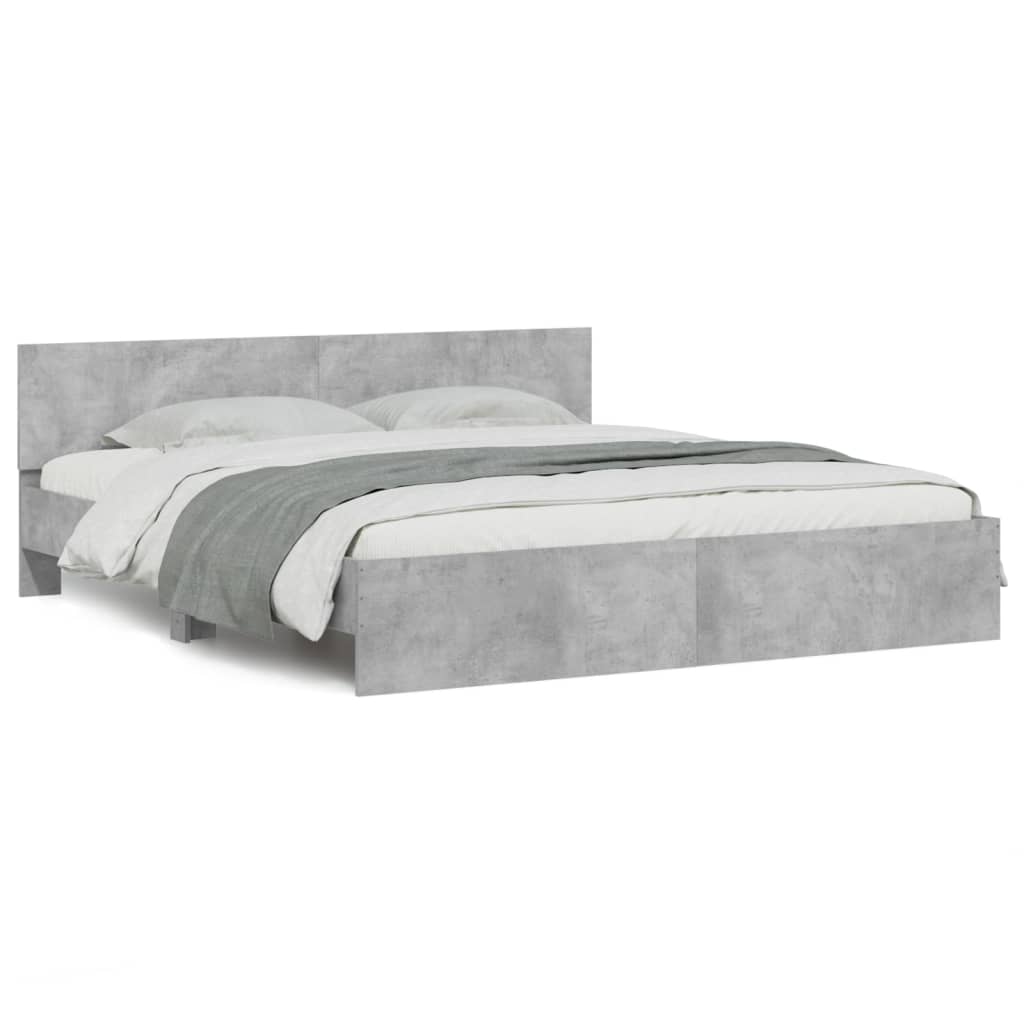 Modern Wooden Super King Size 1.8m Bed Frame Base With Headboard Wood Beds