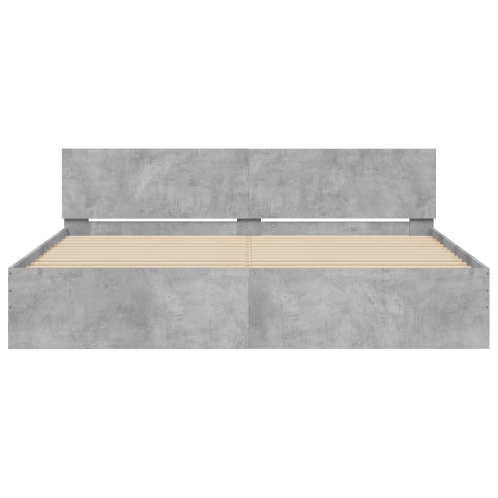 Modern Wooden Super King Size 1.8m Bed Frame Base With Headboard Wood Beds