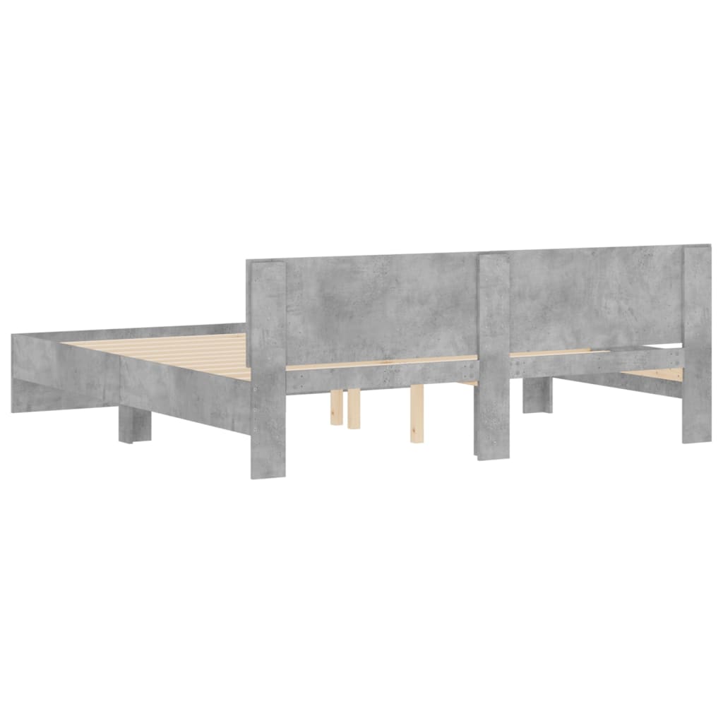 Modern Wooden Super King Size 1.8m Bed Frame Base With Headboard Wood Beds