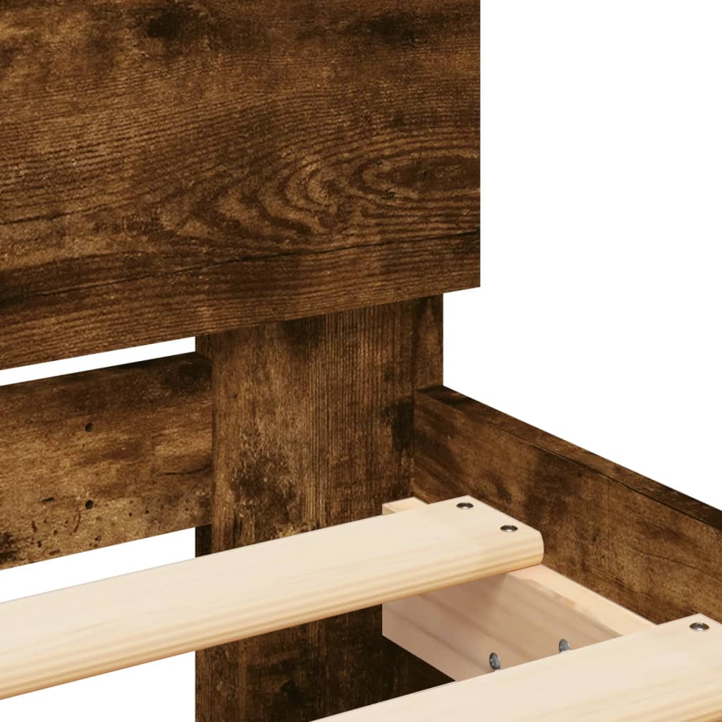 Modern Wooden Super King Size 1.8m Bed Frame Base With Headboard Wood Beds