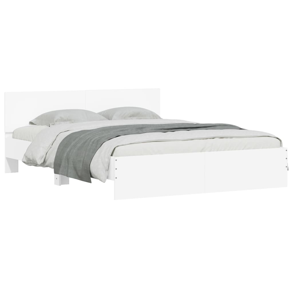 Modern Wooden King Size 150cm Bed Frame Base With Headboard Wood Beds