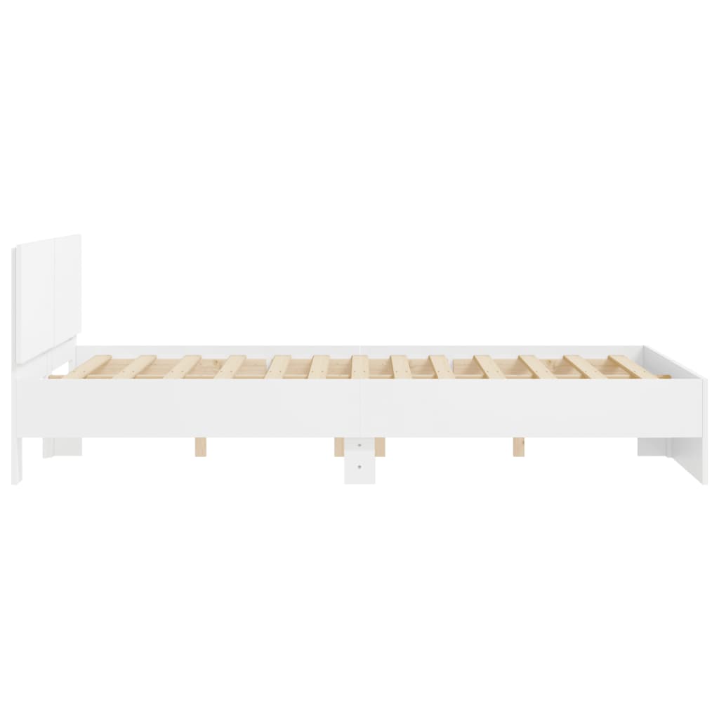 Modern Wooden King Size 150cm Bed Frame Base With Headboard Wood Beds