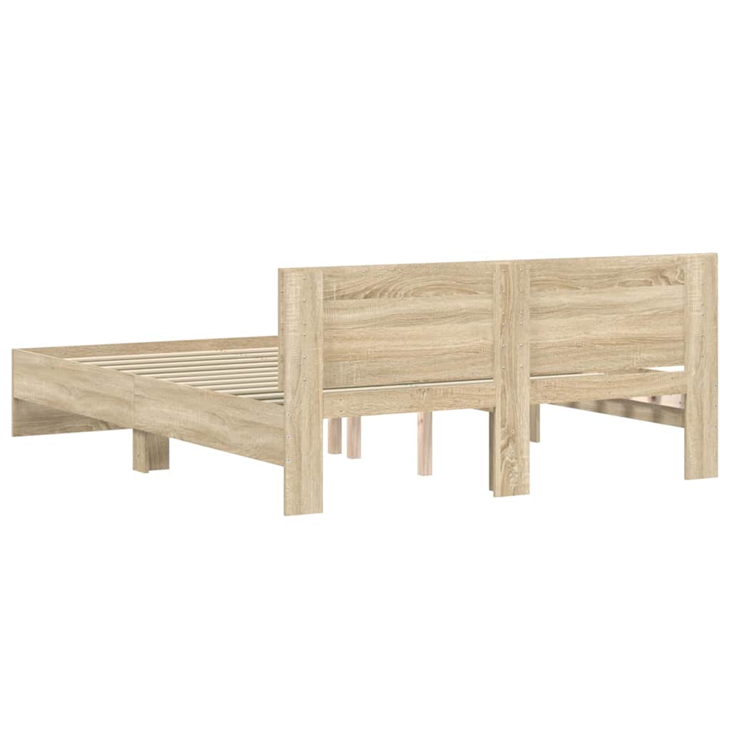 Modern Wooden King Size 150cm Bed Frame Base With Headboard Wood Beds