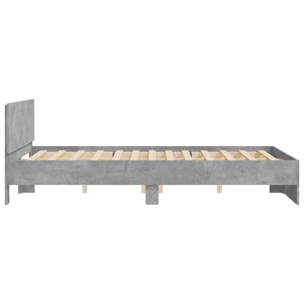 Modern Wooden King Size 150cm Bed Frame Base With Headboard Wood Beds