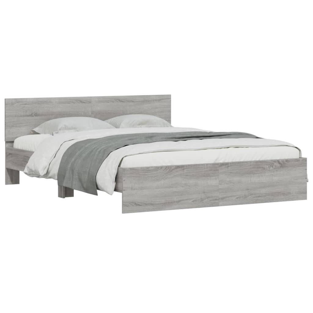 Modern Wooden King Size 150cm Bed Frame Base With Headboard Wood Beds