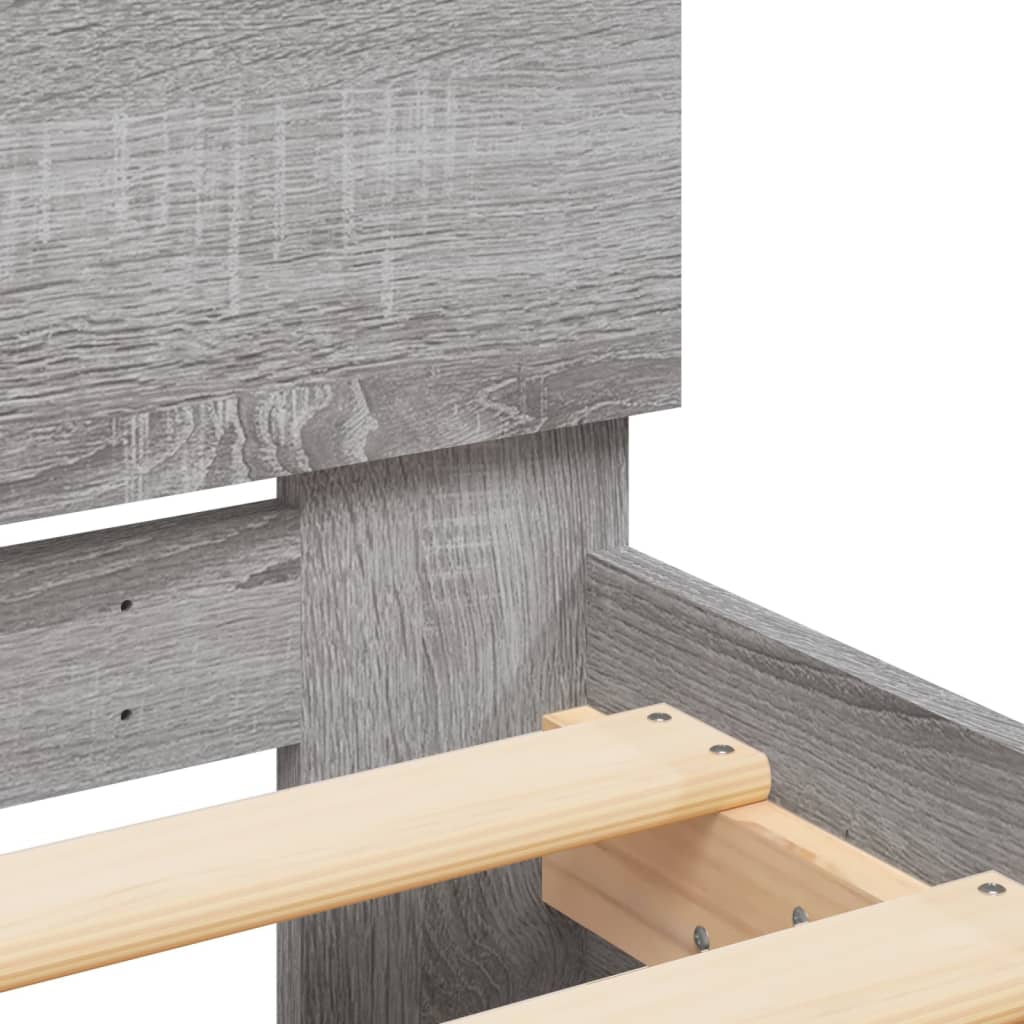 Modern Wooden King Size 150cm Bed Frame Base With Headboard Wood Beds