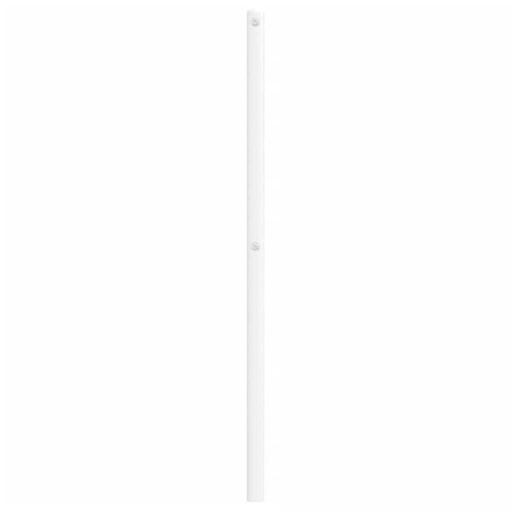 Metal Headboard White 150 cm