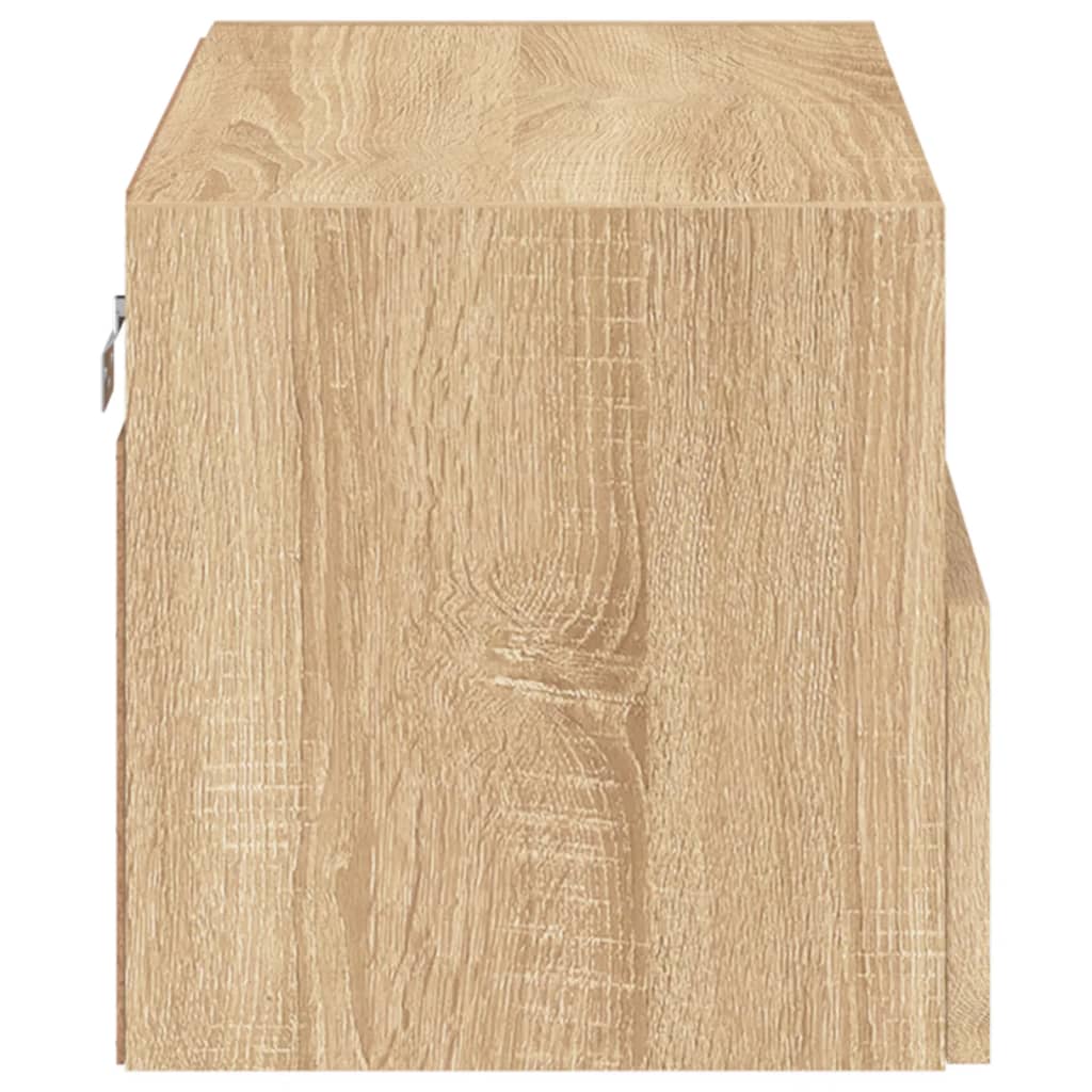 TV Wall Cabinet Sonoma Oak 60x30x30 cm Engineered Wood