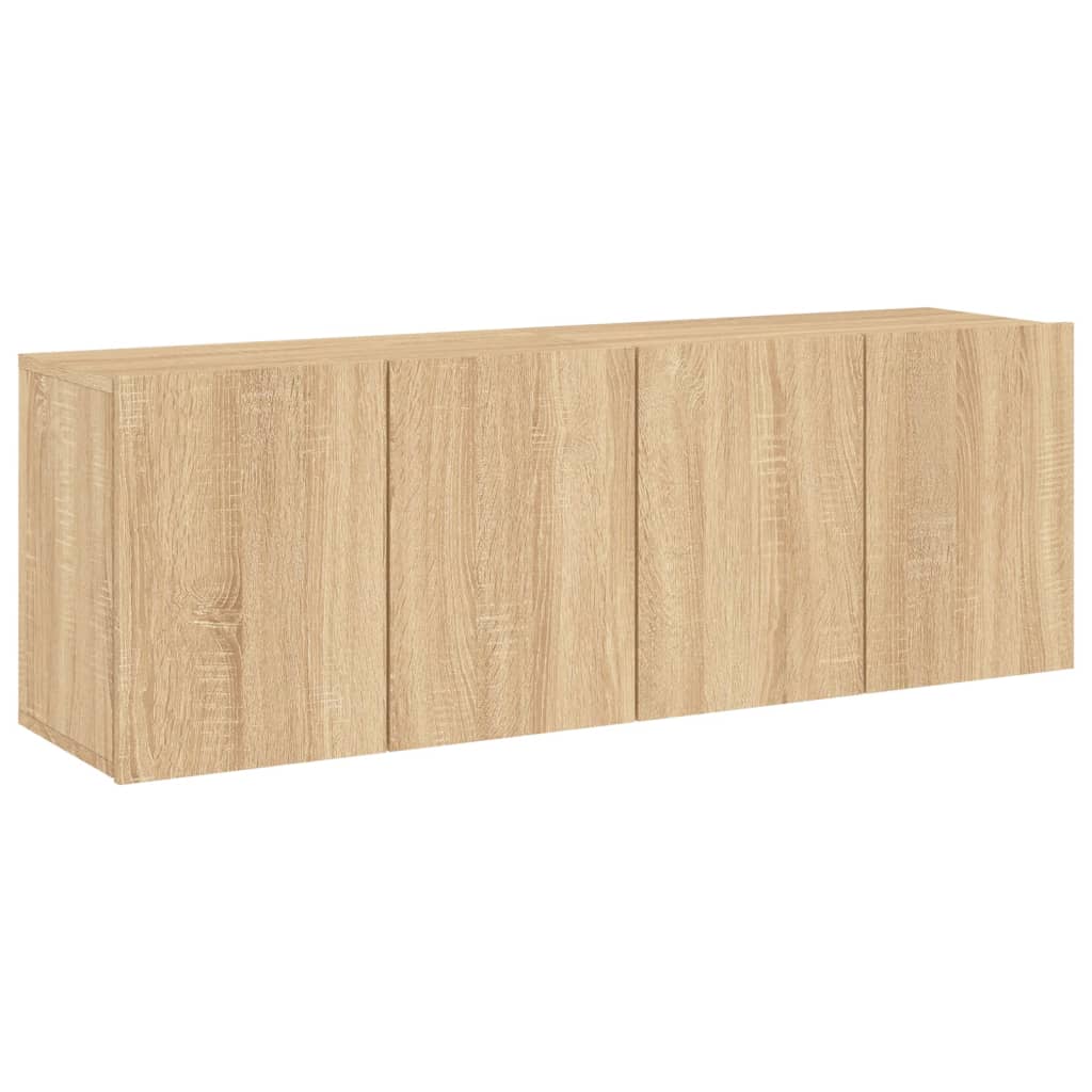 TV Cabinets Wall-mounted 2 pcs Sonoma Oak 60x30x41 cm