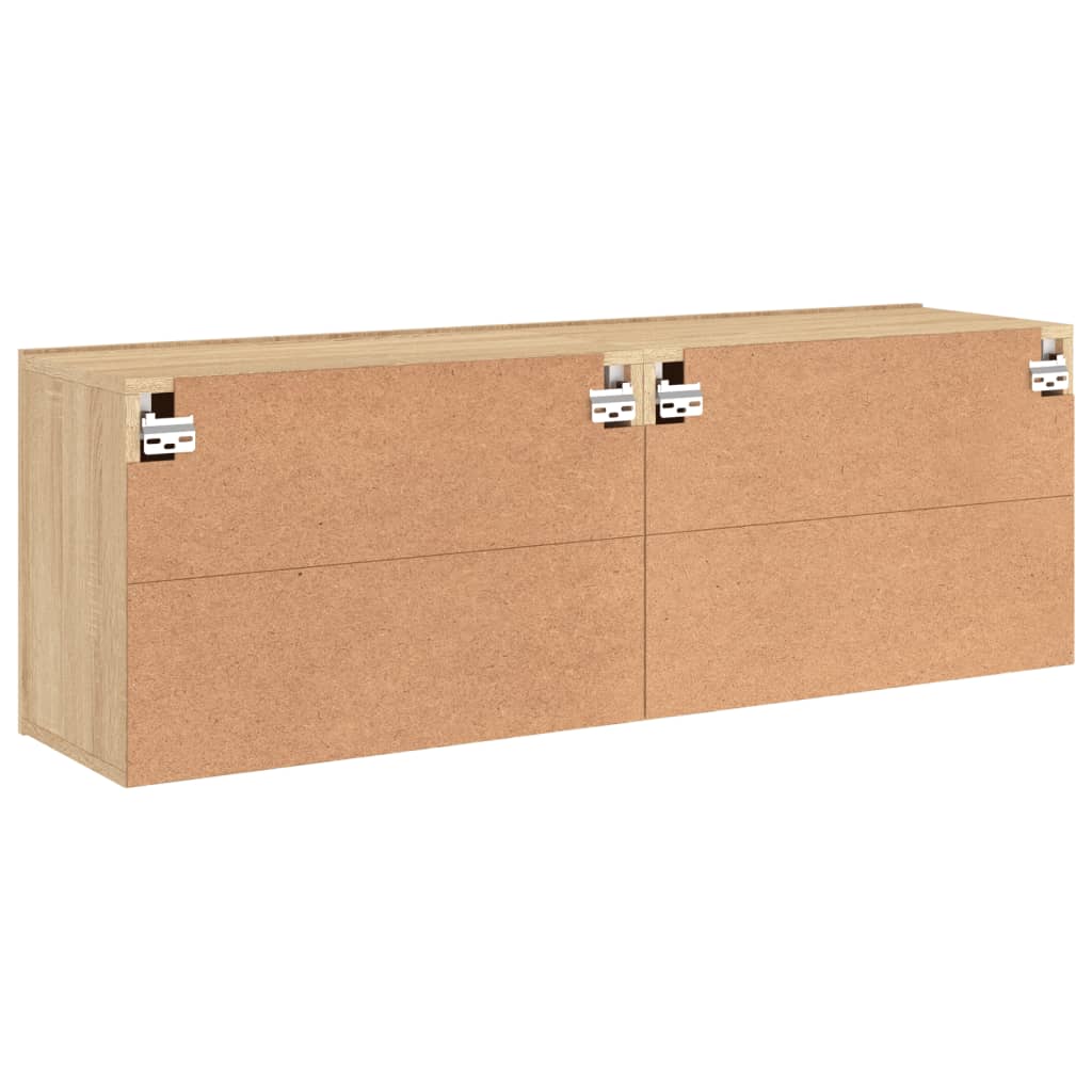 TV Cabinets Wall-mounted 2 pcs Sonoma Oak 60x30x41 cm