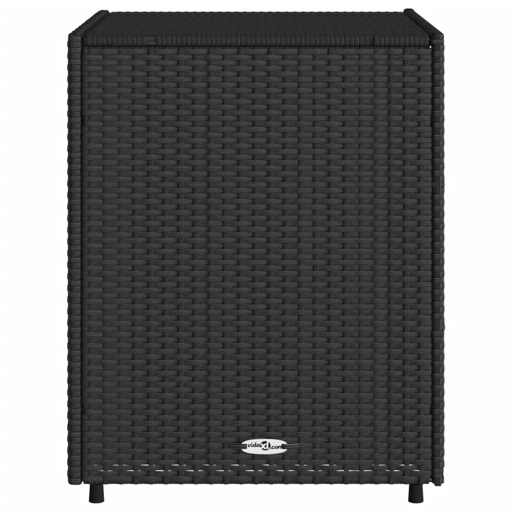 Outdoor Patio Poly Rattan Garden Storage Cabinet Unit With 3 Drawers
