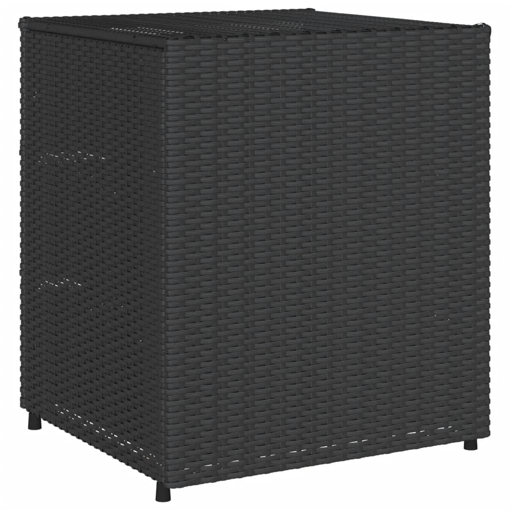 Outdoor Patio Poly Rattan Garden Storage Cabinet Unit With 3 Drawers