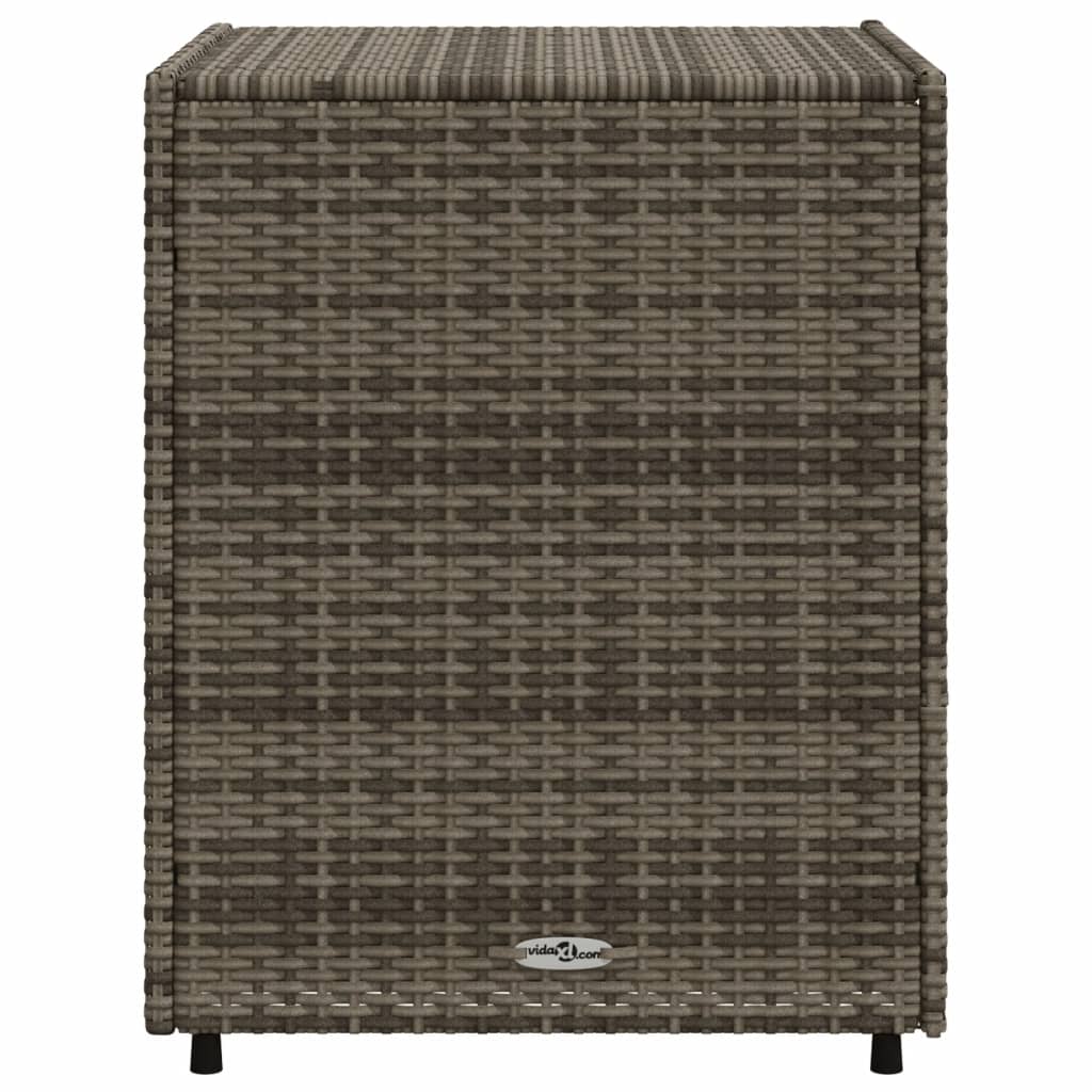 Outdoor Patio Poly Rattan Garden Storage Cabinet Unit With 3 Drawers