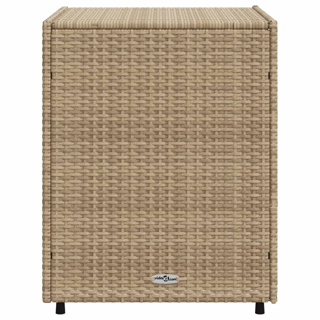 Outdoor Patio Poly Rattan Garden Storage Cabinet Unit With 3 Drawers