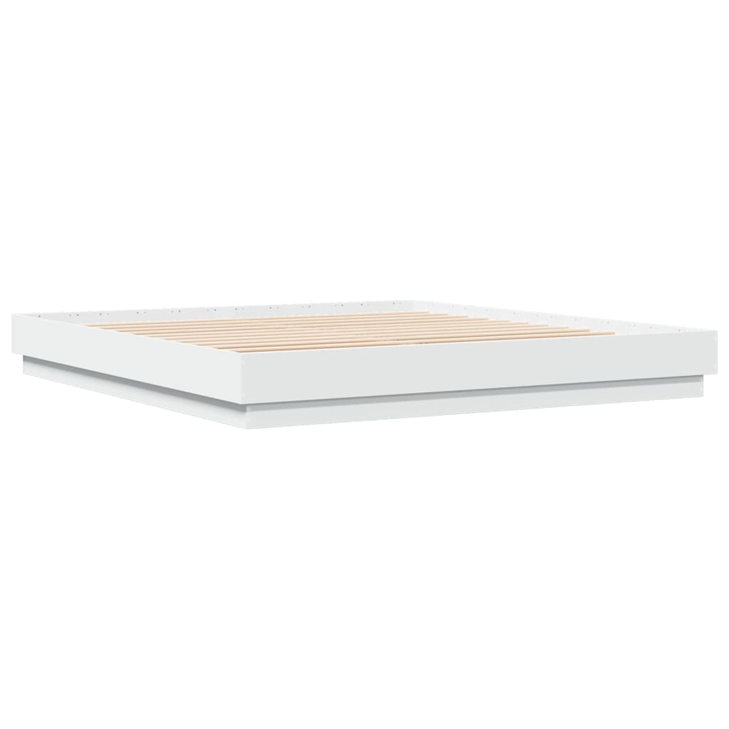 Modern Wooden Emperor Size 2m Bed Frame Base Sturdy Wood Beds