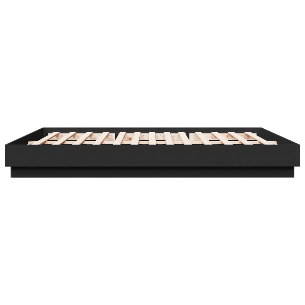 Modern Wooden Emperor Size 2m Bed Frame Base Sturdy Wood Beds
