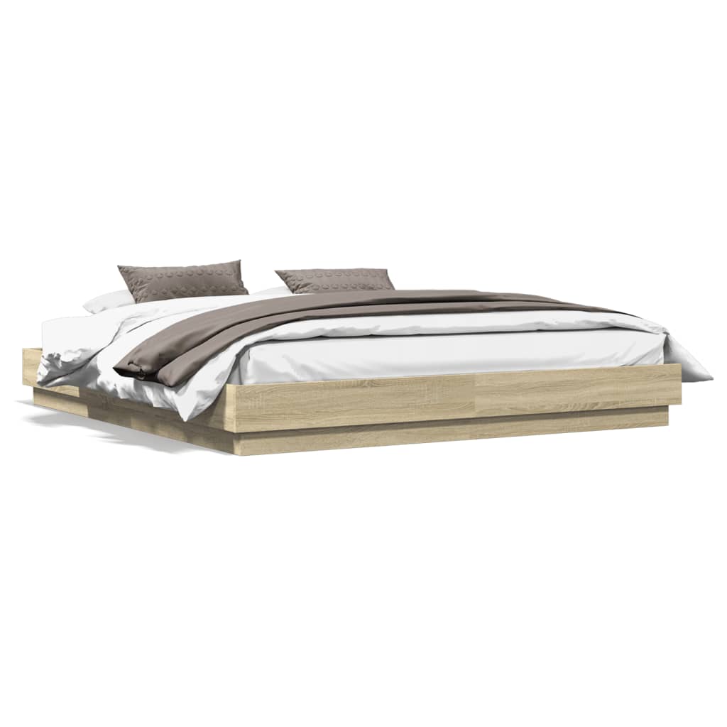 Modern Wooden Super King Size 180cm Bed Frame Base Sturdy Wood Beds