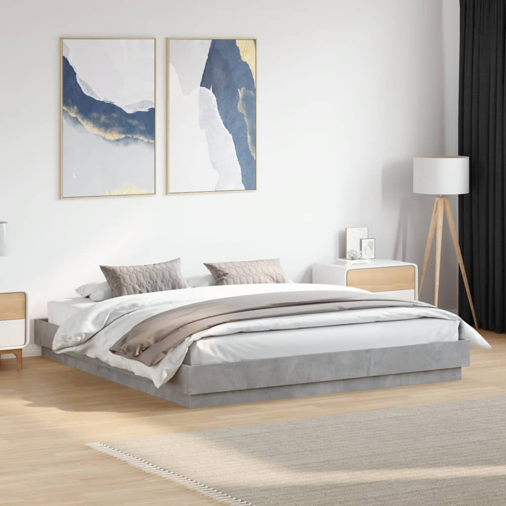 Modern Wooden Super King Size 180cm Bed Frame Base Sturdy Wood Beds