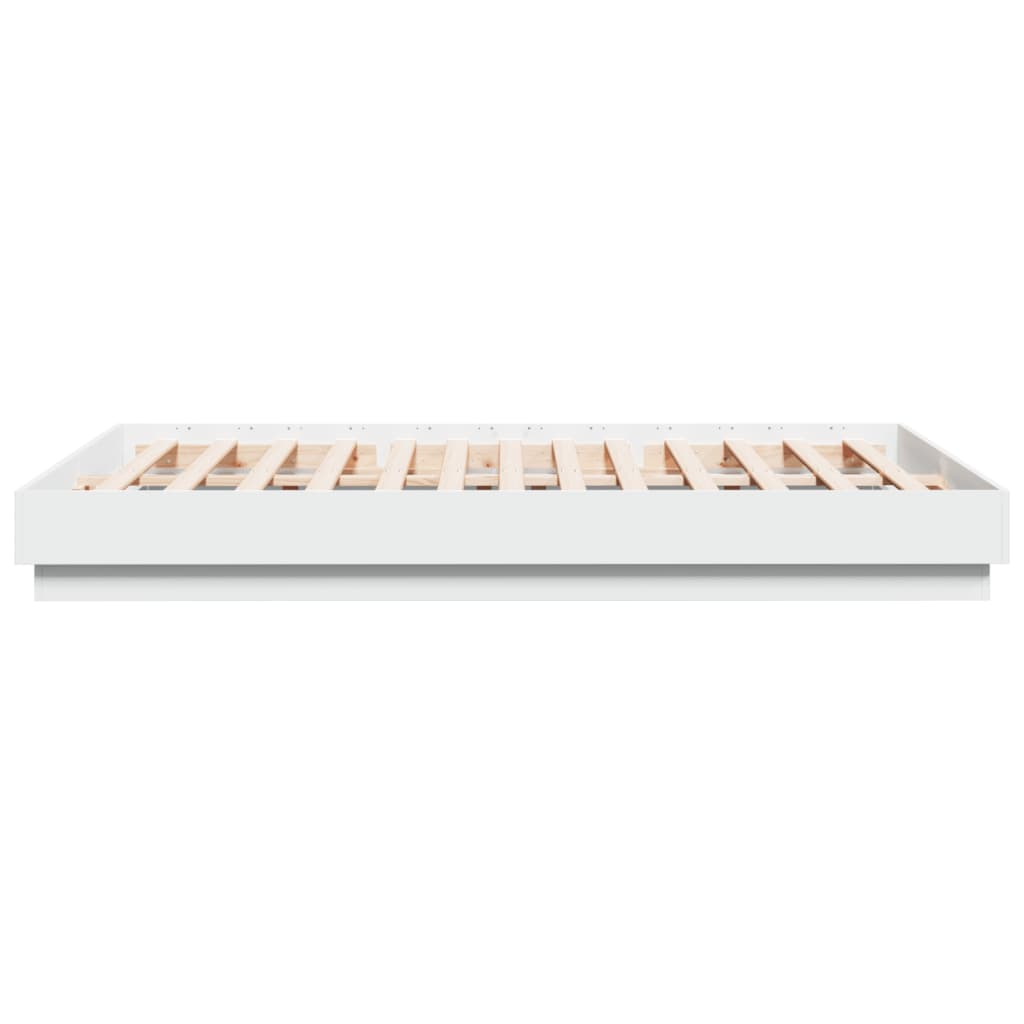 Modern Wooden Queen Size 160cm Bed Frame Base Sturdy Wood Beds