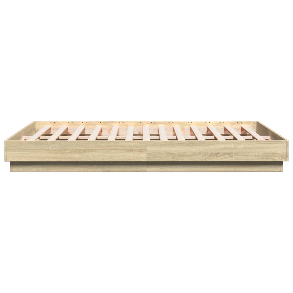 Modern Wooden Queen Size 160cm Bed Frame Base Sturdy Wood Beds