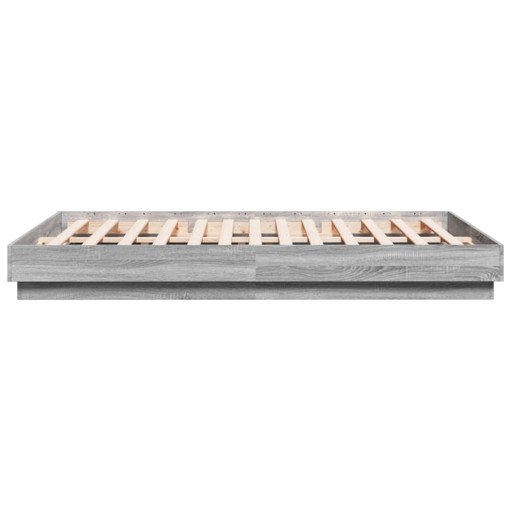Modern Wooden Queen Size 160cm Bed Frame Base Sturdy Wood Beds