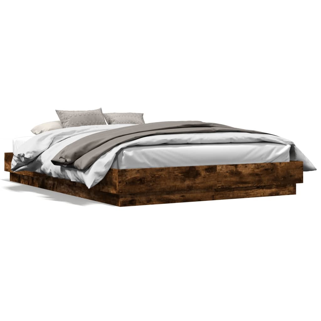 Modern Wooden King Size 150cm Bed Frame Sturdy Wood Beds