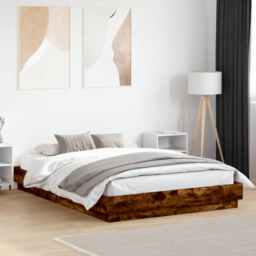 Modern Wooden King Size 150cm Bed Frame Sturdy Wood Beds
