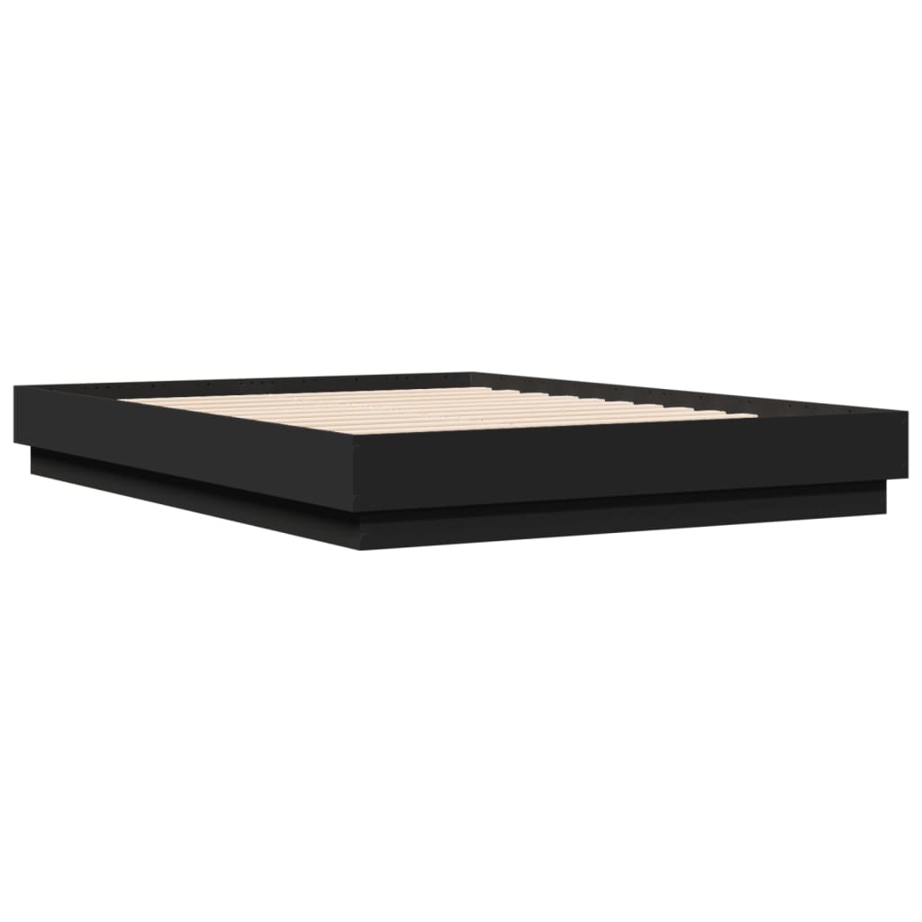 Modern Wooden Double Size 135cm Bed Frame Base Sturdy Wood Beds