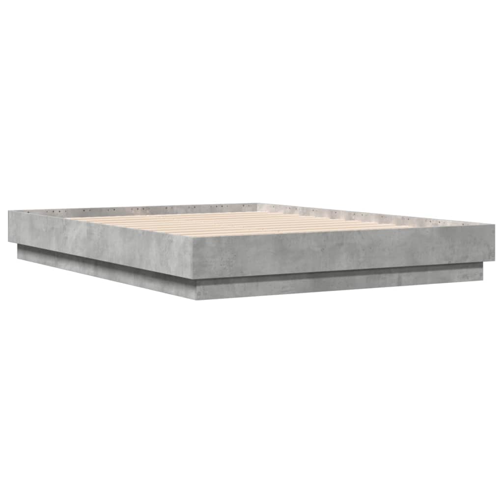 Modern Wooden Double Size 135cm Bed Frame Base Sturdy Wood Beds