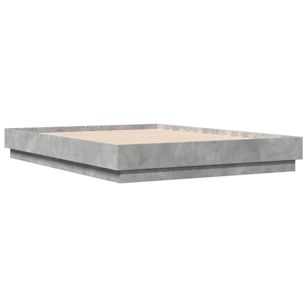 Modern Wooden Double Size 135cm Bed Frame Base Sturdy Wood Beds