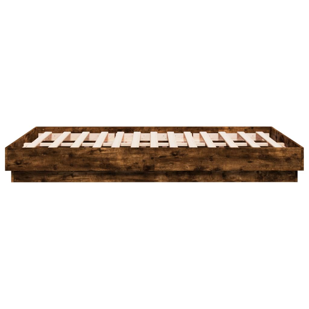 Modern Wooden Double Size 135cm Bed Frame Base Sturdy Wood Beds