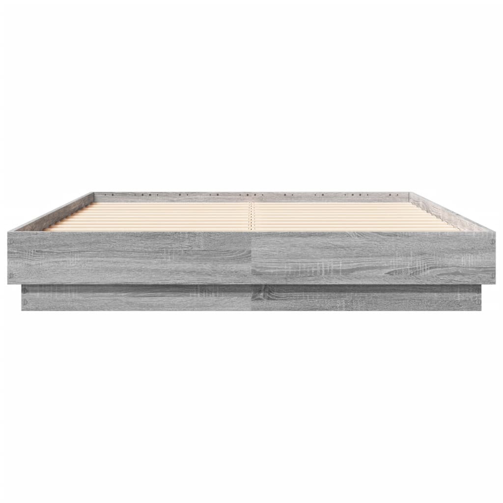Modern Wooden Double Size 135cm Bed Frame Base Sturdy Wood Beds