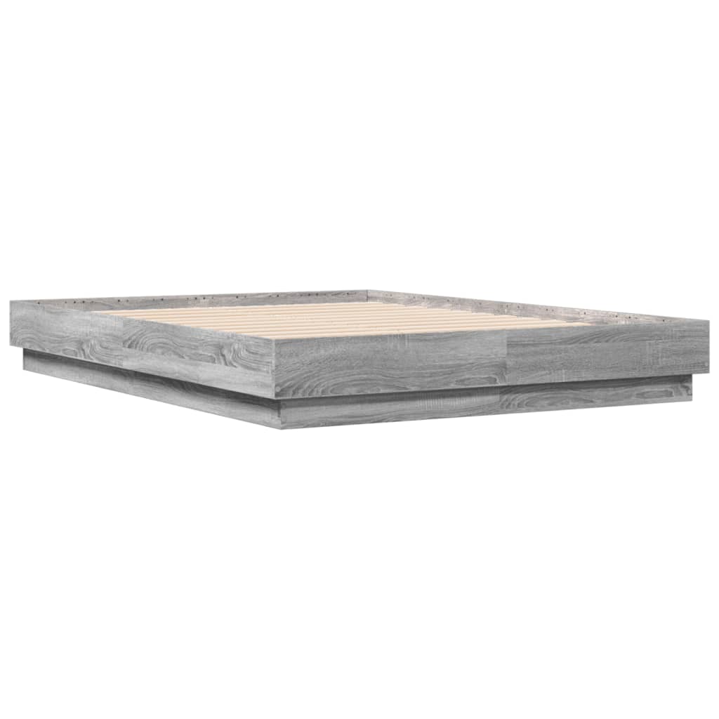 Modern Wooden Double Size 135cm Bed Frame Base Sturdy Wood Beds