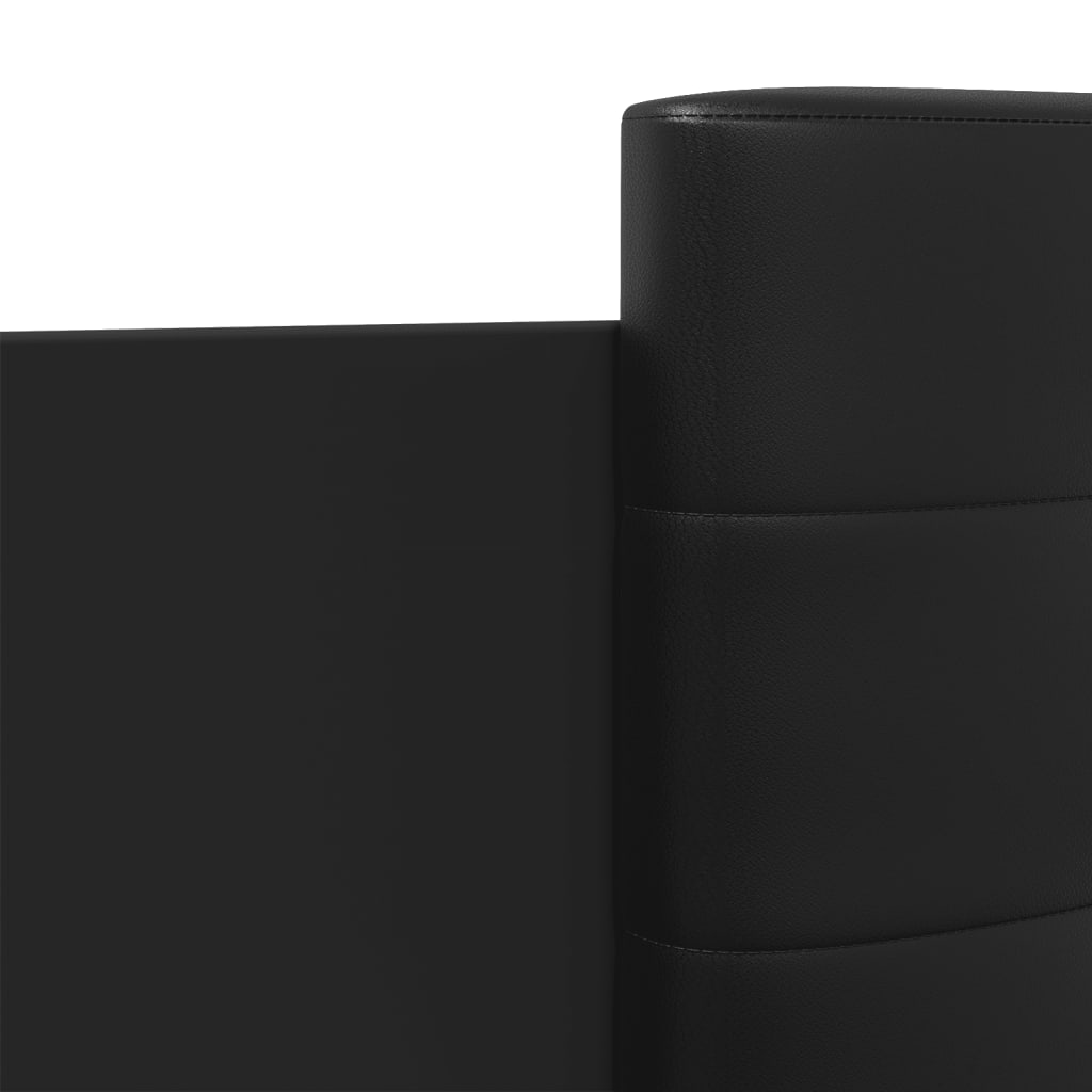 Bed Frame without Mattress Black 150x200 cm King Size