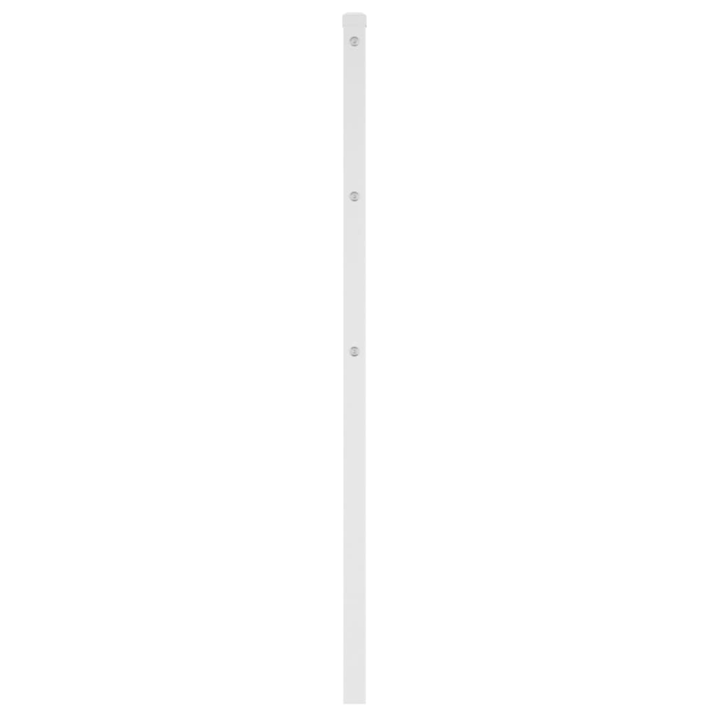 Metal Headboard White 75 cm
