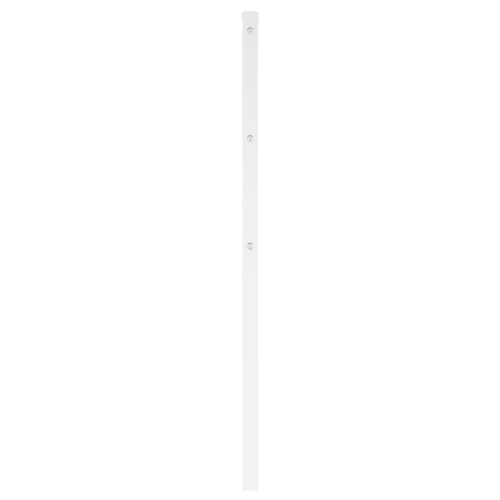 Metal Headboard White 150 cm