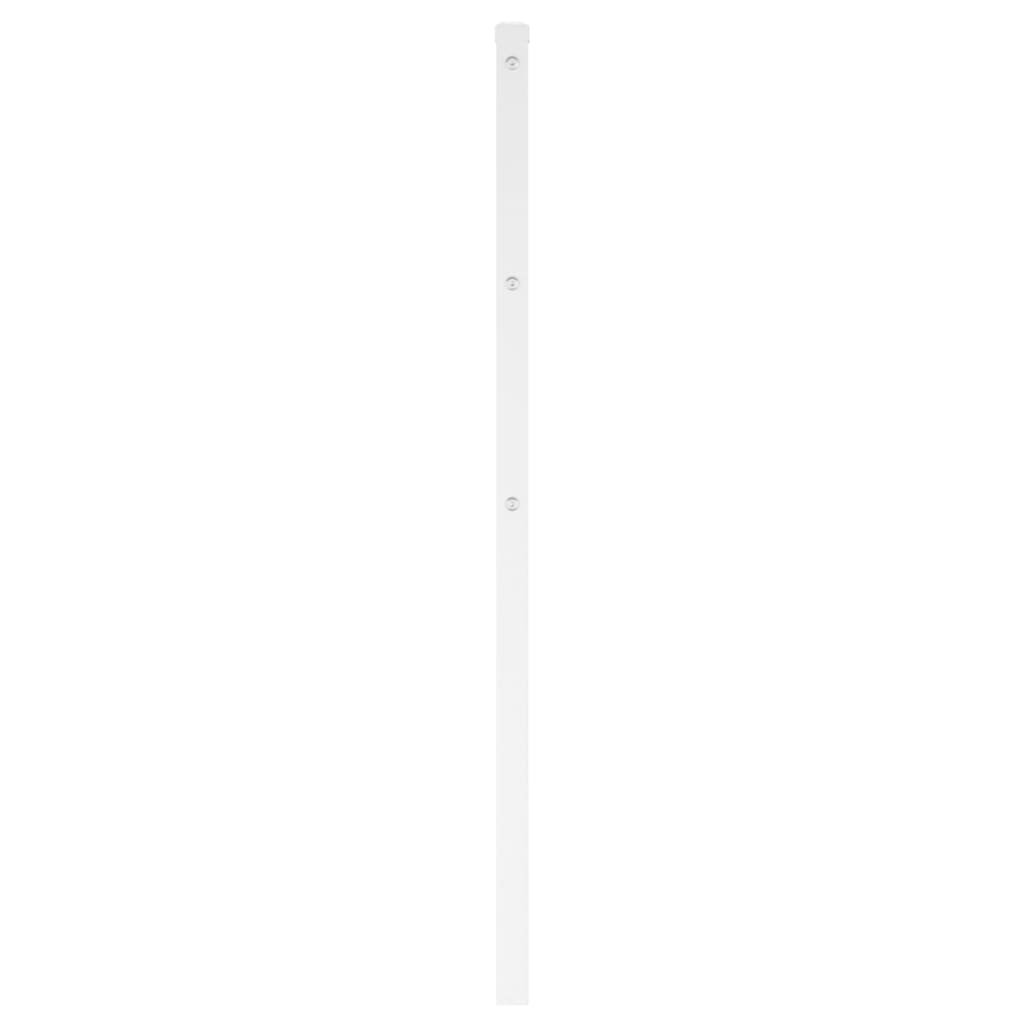 Metal Headboard White 160 cm