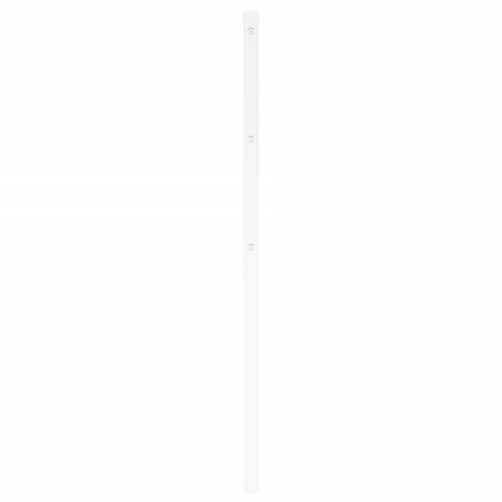 Metal Headboard White 180 cm