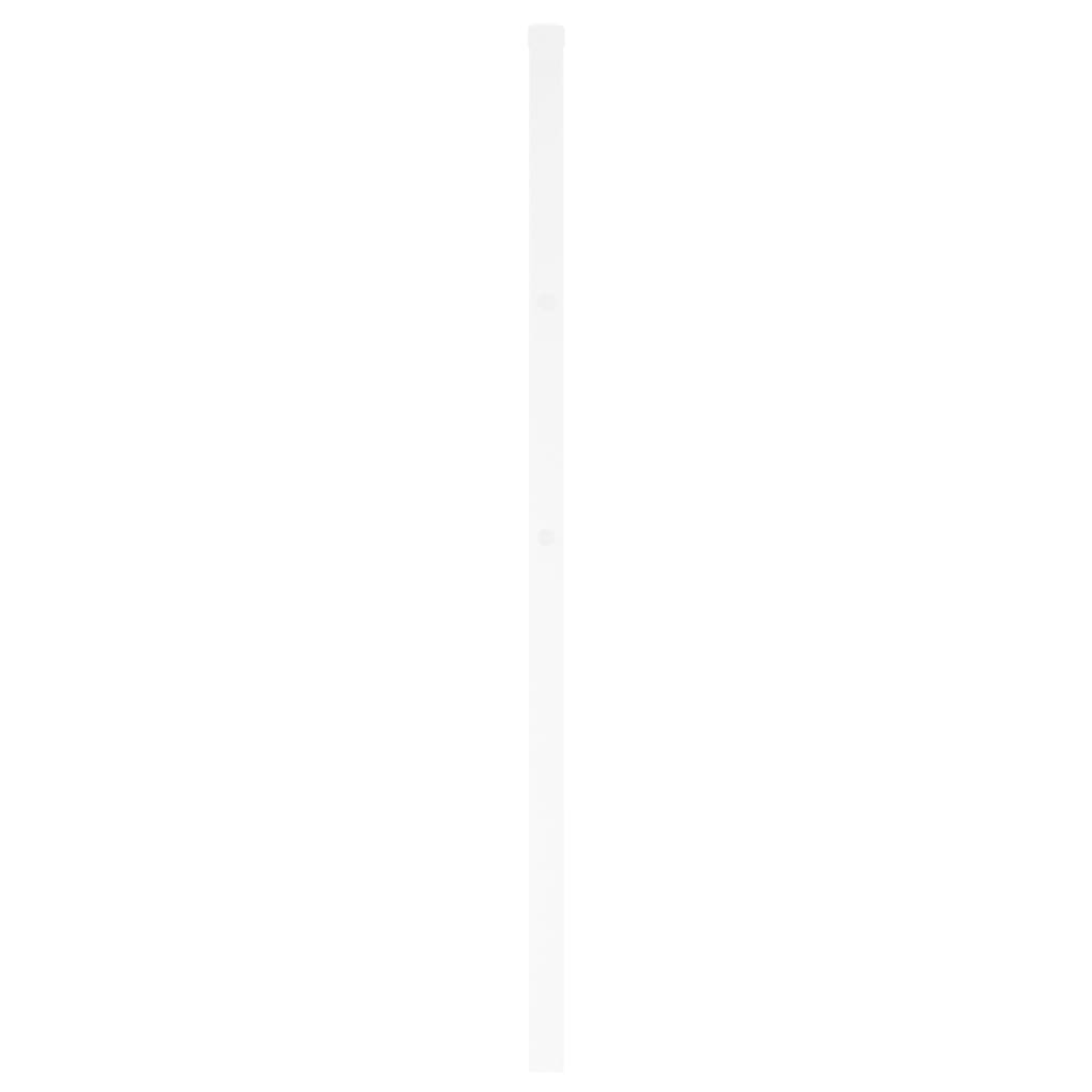 Metal Headboard White 193 cm