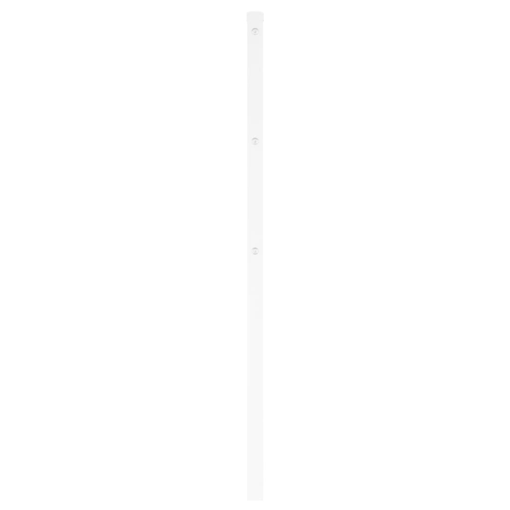 Metal Headboard White 200 cm