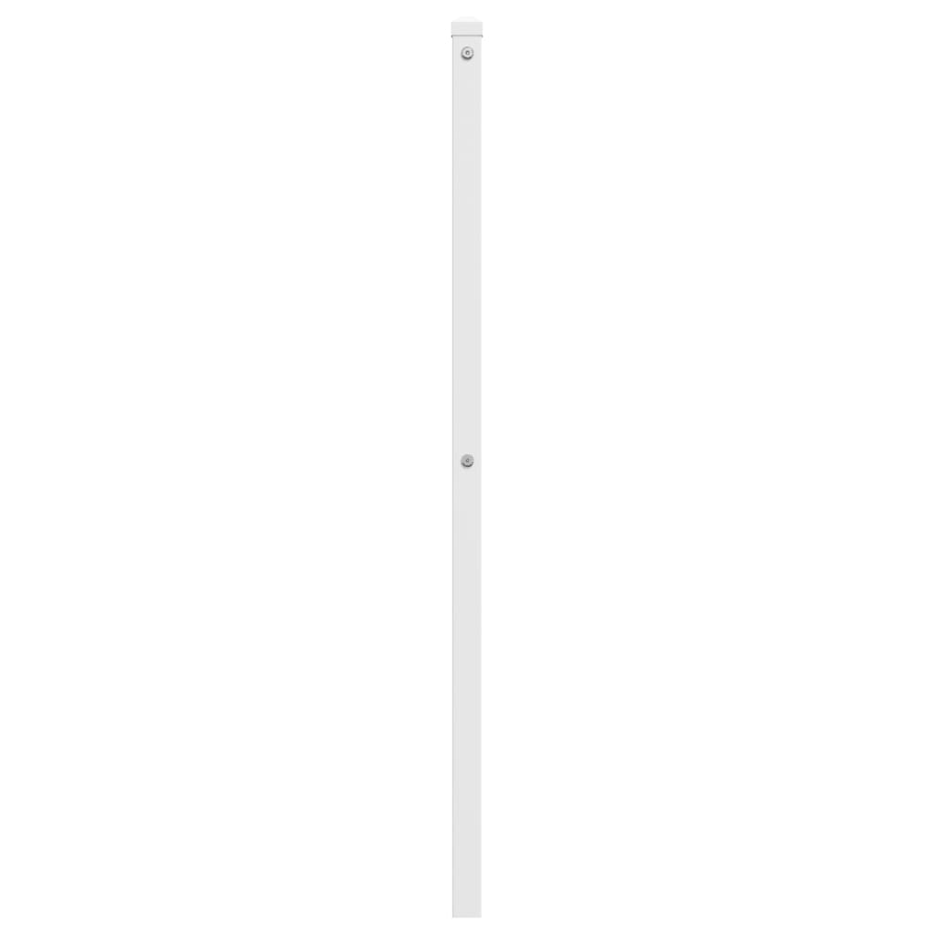 Metal Headboard White 100 cm