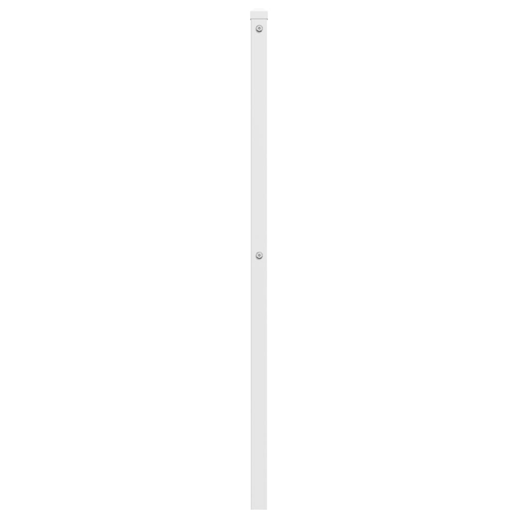 Metal Headboard White 150 cm