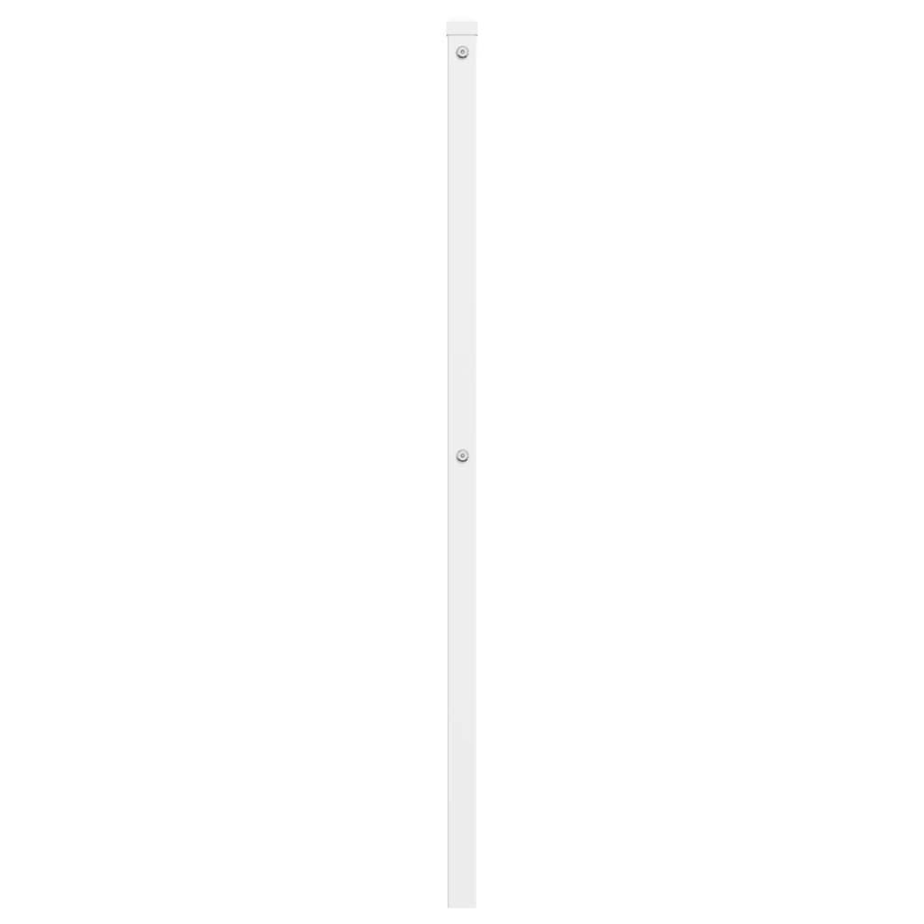 Metal Headboard White 200 cm