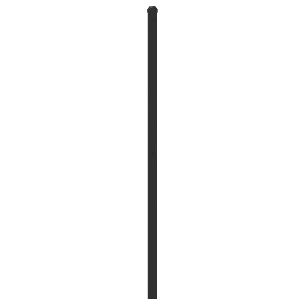 Metal Headboard Black 75 cm