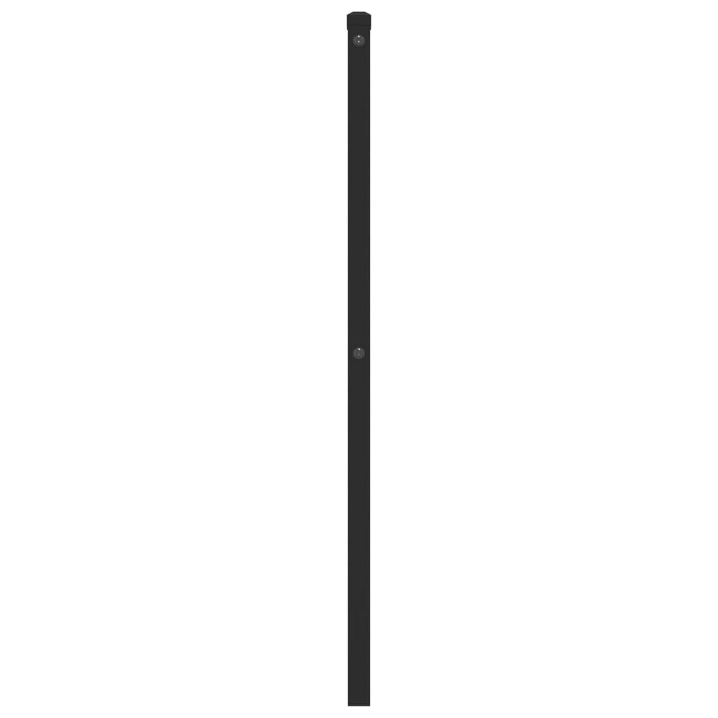 Metal Headboard Black 75 cm