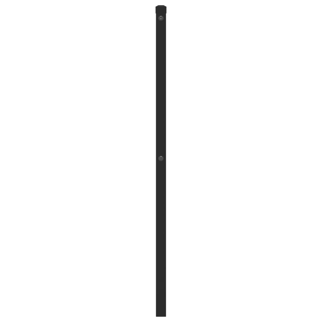 Metal Headboard Black 100 cm