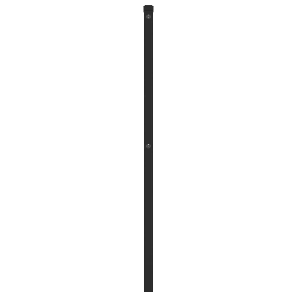 Metal Headboard Black 107 cm