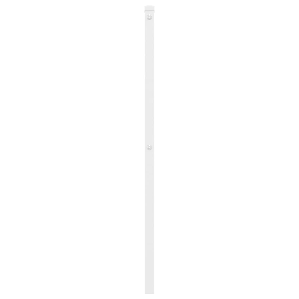 Metal Headboard White 90 cm