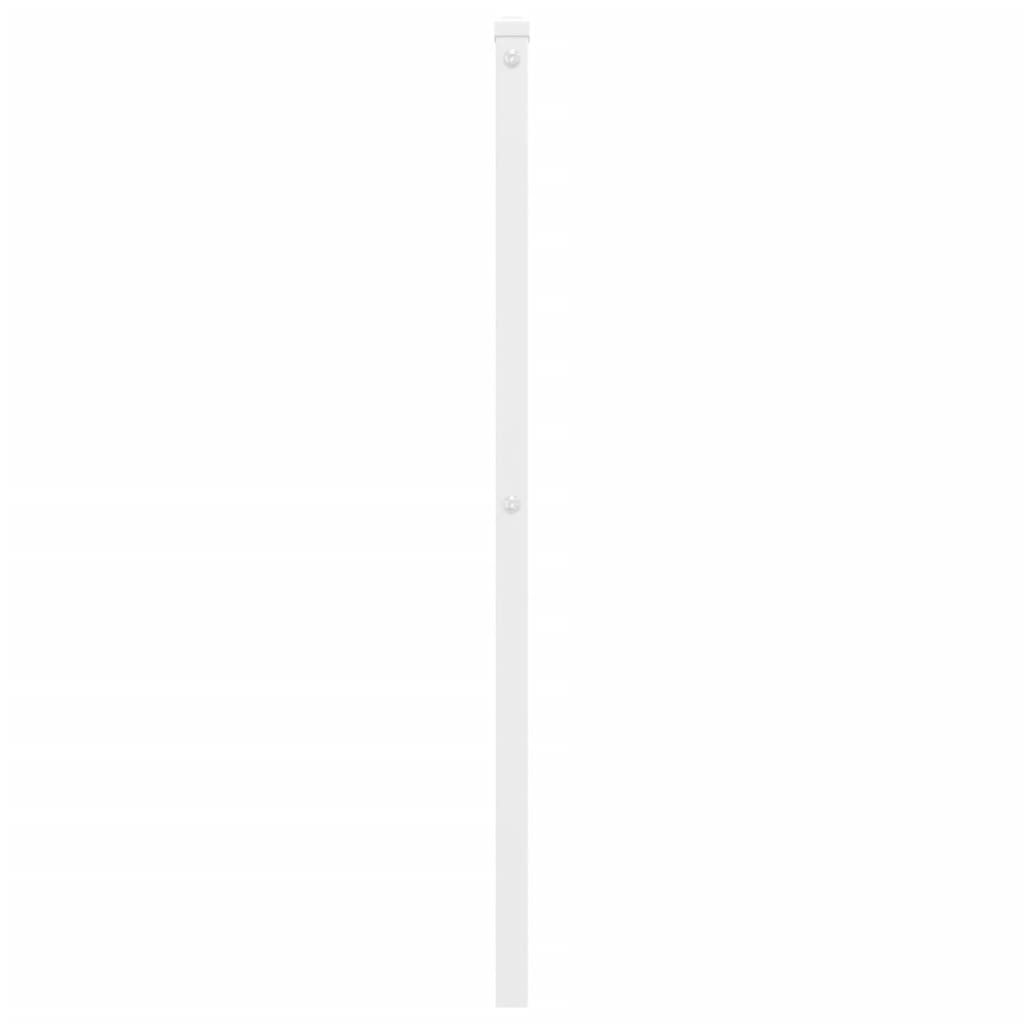 Metal Headboard White 100 cm