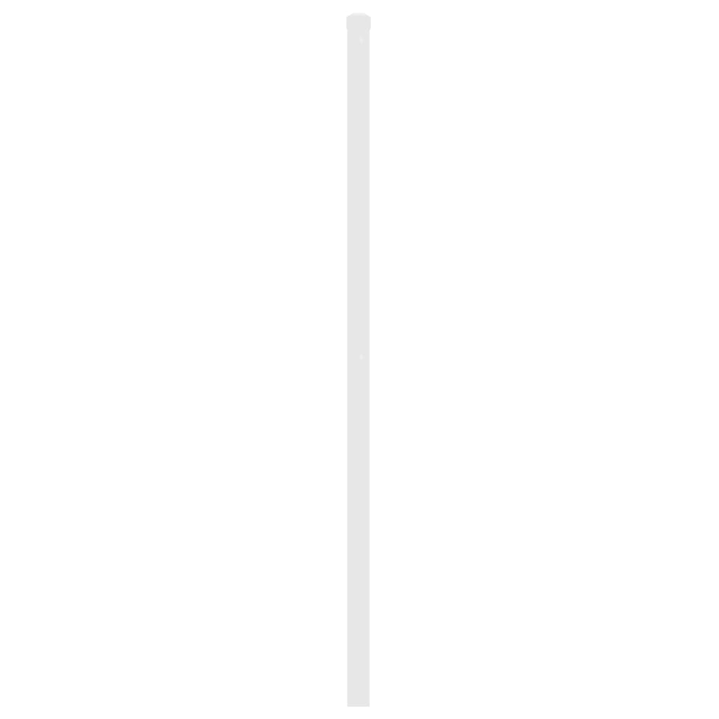 Metal Headboard White 120 cm
